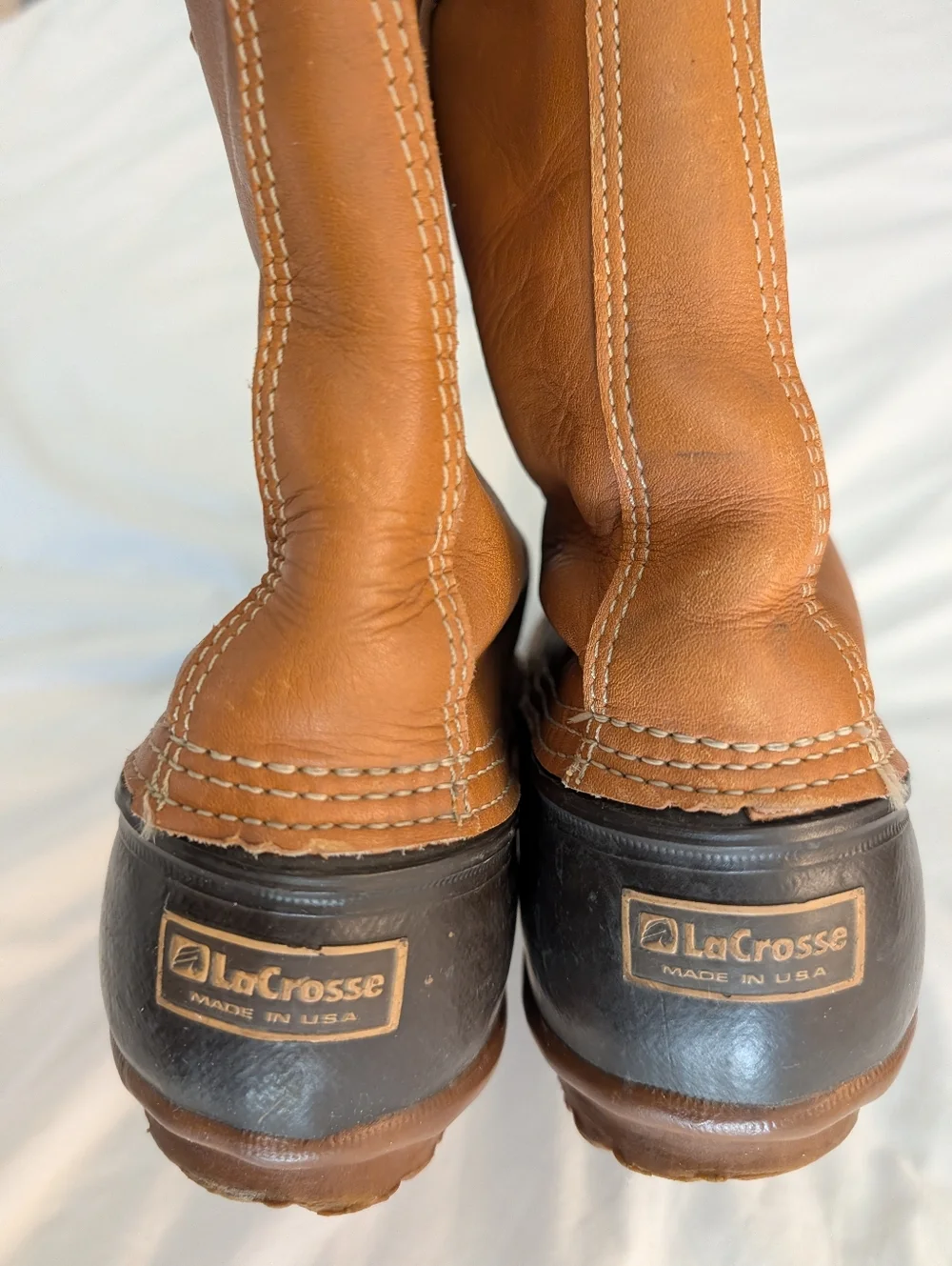 La Crosse Leather Outdoorsman Waterproof Workboot Steel Shank Thinsulate Size 10